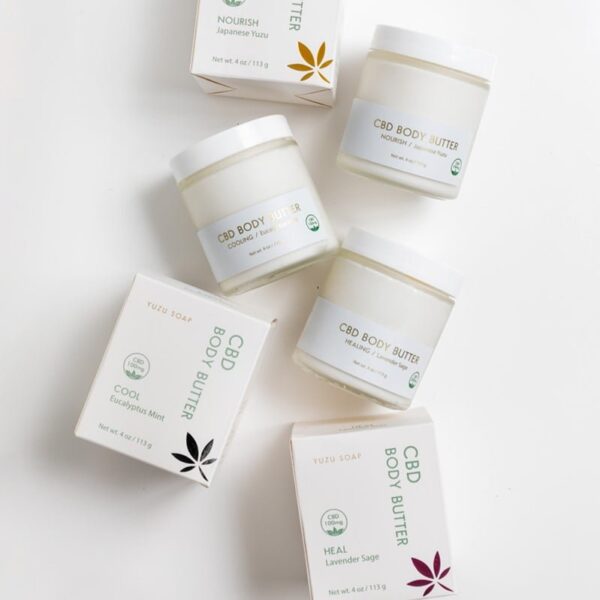 CBD Body Butter (100mg) Yuzu Soap