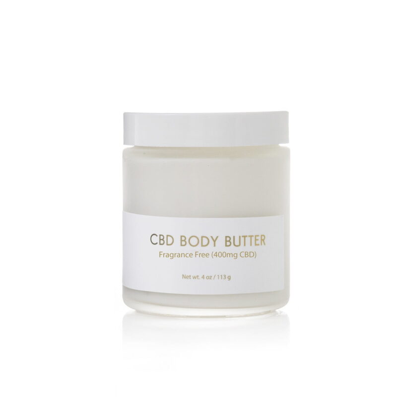 Extra Strength CBD Body Butter – Fragrance Free (400mg)