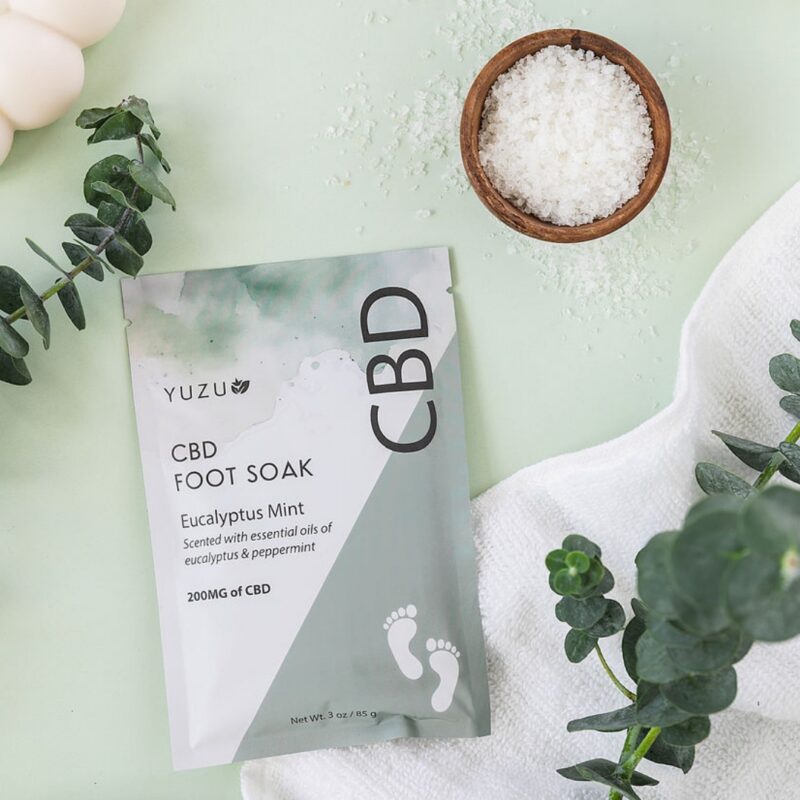 CBD Foot Soak Eucalyptus Mint