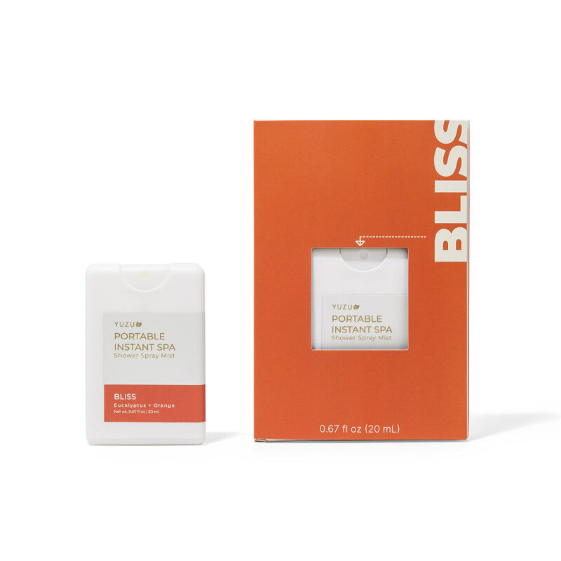 yuzu bliss eucalyptus orange shower spray shower steamer alternative