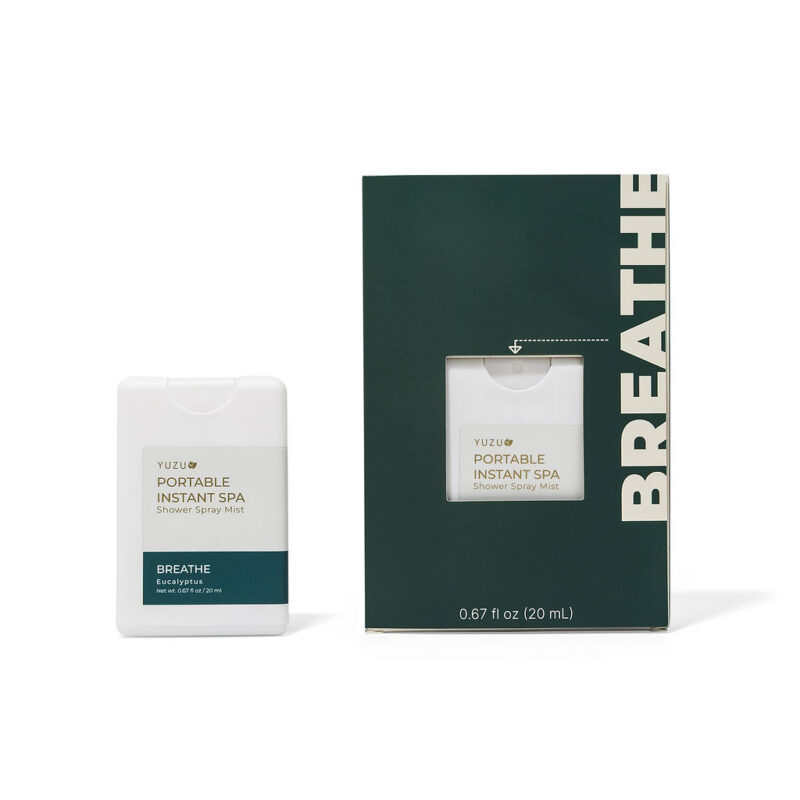 yuzu breathe pure eucalyptus shower spray shower steamer alternative